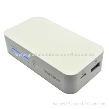 Promotional Gift High Quality OEM Rectangle Universal Power Banks, 2,200/2,600/3,000/4,400/5,200mAh